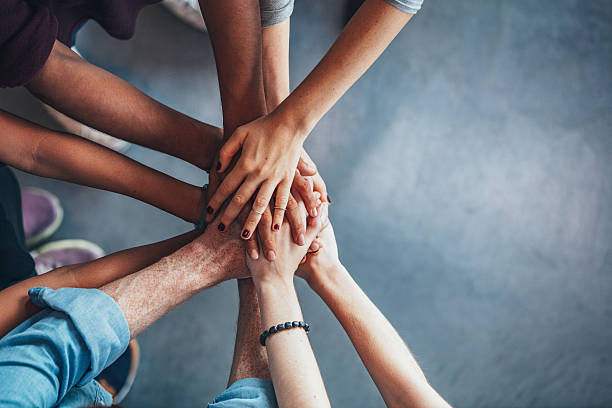 College Union — students standing together
